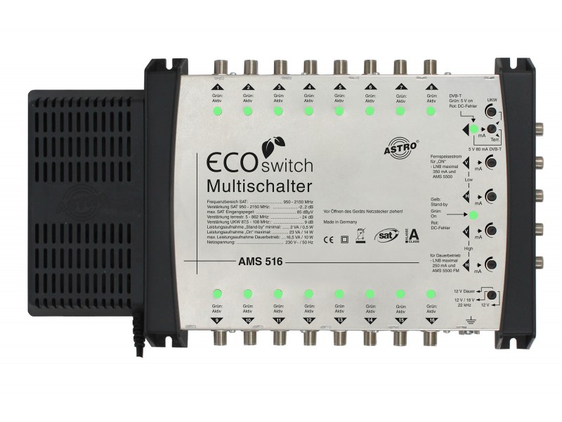 Produktabbildung AMS 516 ECOswitch, Hochwertiger Stand-alone Multischalter